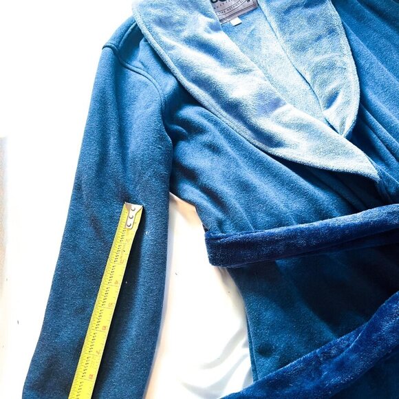 UGG AUSTRALIA DUFFIELD Long ROBE Blue Jay - Picture 15 of 16